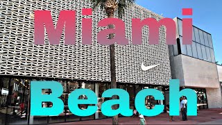 Nike shopping in South Beach