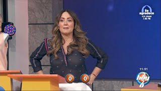 Andrea Legarreta Trasparentando Bra Con Frio