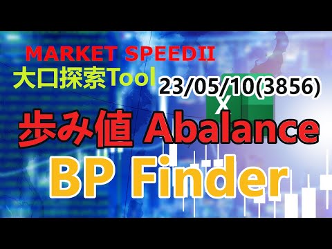 【板読み 歩み値】大口の需給と板の読み方 Abalance 楽天RSS クオンツExcelツール 【株式】