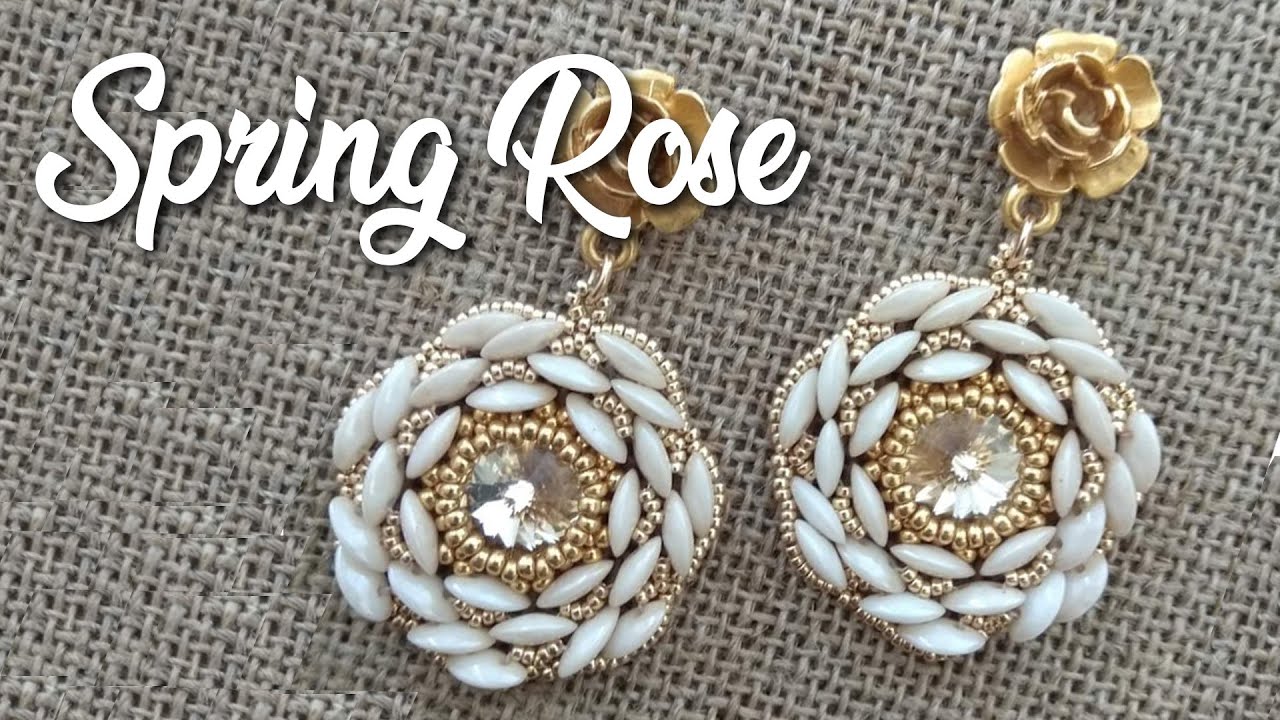 Tutorial - Orecchini Spring Rose