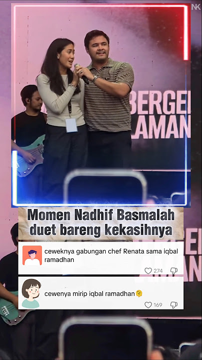 Momen Nadhif Basalamah Duet Bareng Kekasih, Bikin Penonton Senyum-Senyum Sendiri #shortmusic