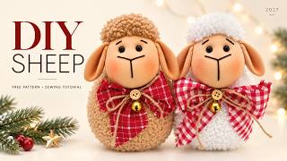The Cutest Symbol of 2027! 🐑 | Easy Sheep Sewing Tutorial + FREE Pattern