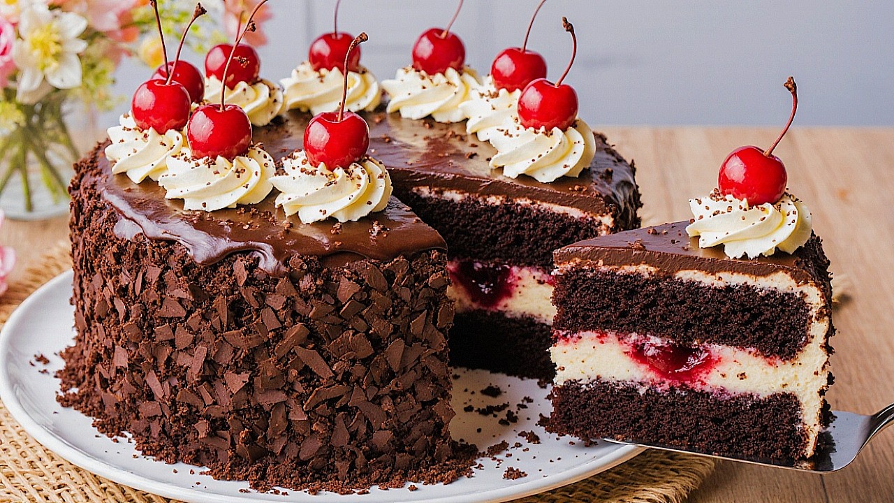 Сочный шоколадный торт за 15 минут.😋😋😋Вы будете в восторге от результата. Простое рецепт.