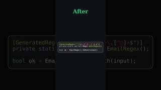 C# GeneratedRegex Speed Hack (120ms → 35ms) #Shorts