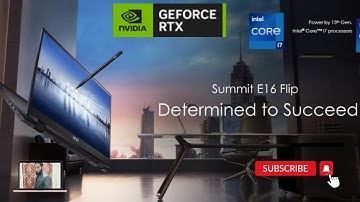 MSI Summit E16 Flip 16" QHD+ 165Hz Touch 2-in-1 Laptop i7 32GB 2TB NVMe SSD 360 Flip Pen