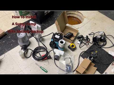 Installing A Sump Pump With Battery Backup