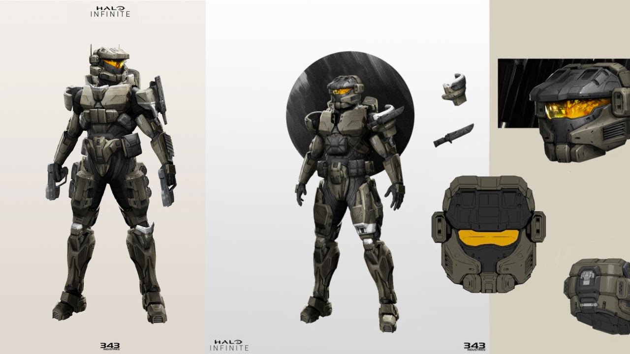 Halo Tv series Silver Team concept art armor for Halo Infinite - YouTube