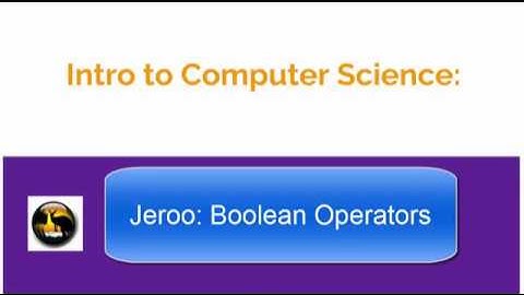 Intro CS: Jeroo Boolean Operators