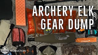 PACK DUMP - Gaven's 2024 Backcountry Elk Gear List