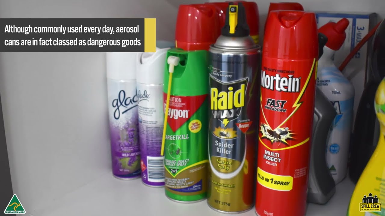 How to store aerosol cans Spill Crew YouTube