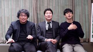 Meet Bong Joon-ho, Song Kang-ho and Choi Woo-shik | Interview with Parasite (기생충) Cast