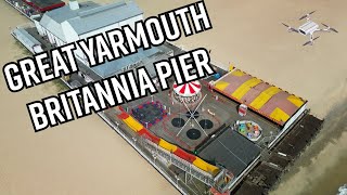 GREAT YARMOUTH, Britannia Pier with stunning DRONE Views.. May 2024 #subscribe