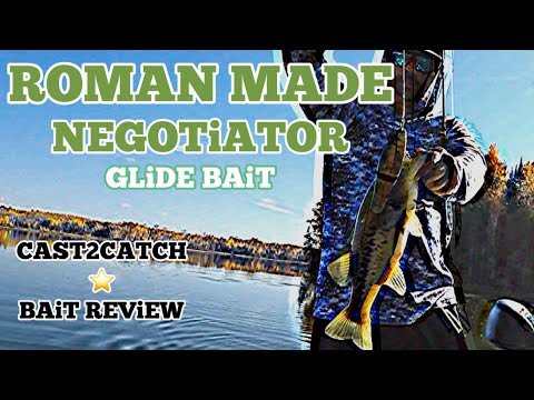 Roman Made Negotiator Glide Bait Cast 2 Catch fishing for largemouth bass in Minnesota