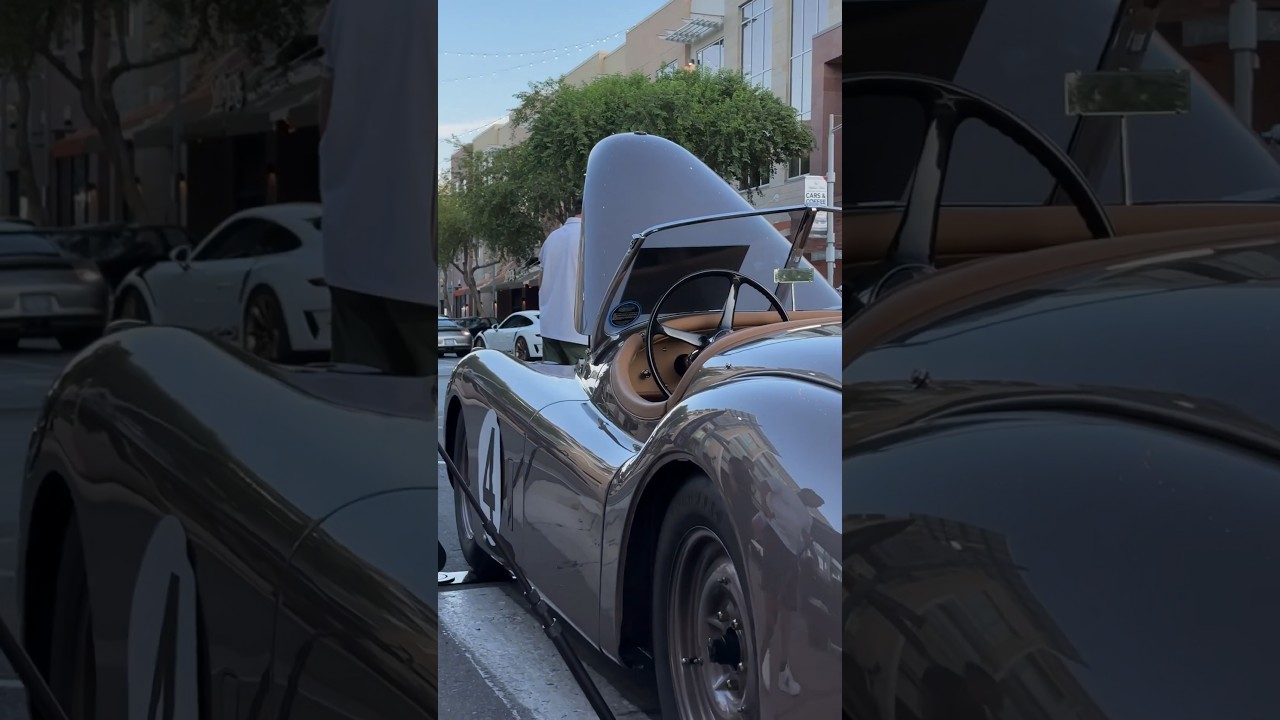 The Jaguar XK120 Roadster is a piece of art on wheels! 