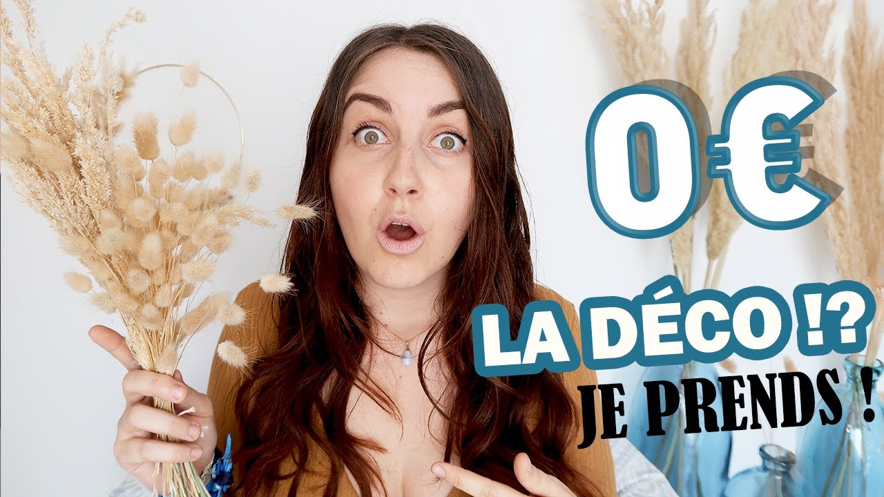 UN BOUQUET TENDANCE À 0 EURO 😱💸 !!!! Spécial fleurs séchées 🌾💛