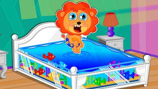 Lionet  I Turned My Bed Into A Fish Tank  Cartoon For Kids