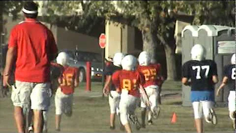 11 yr old football highlights Bryce Hutchins