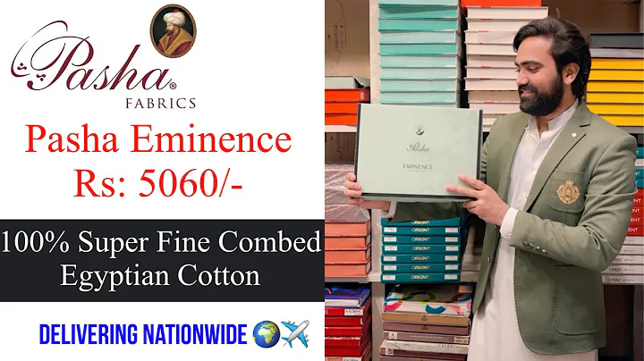 PASHA EMINENCE / 100% PURE COTTON/ DELIVERY WORLD WIDE NATION PH 03100043008 #nasirfabrics #fashion
