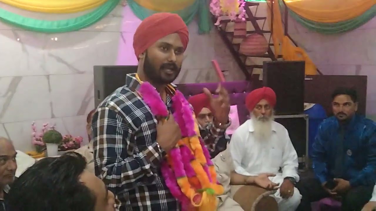 human Rights Munch India di meeting nu Jagdeep Singh chairman youth wing Sambodhan karde hoye