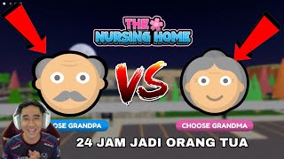 24 JAM JADI ORANG TUA 😂 AKU MASUK RUMAH ORANG TUA 👴🏻