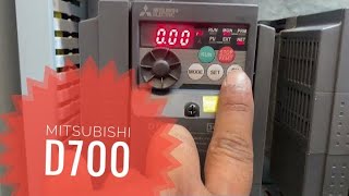 How to run the motor in manual / Auto mode | D700 | Mitsubishi | VFD | PLC | Automation | BOSS Vlogs