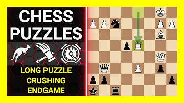 Chess Puzzles to Practice. Themes: Long puzzle, Crushing, Endgame. Learn Chess