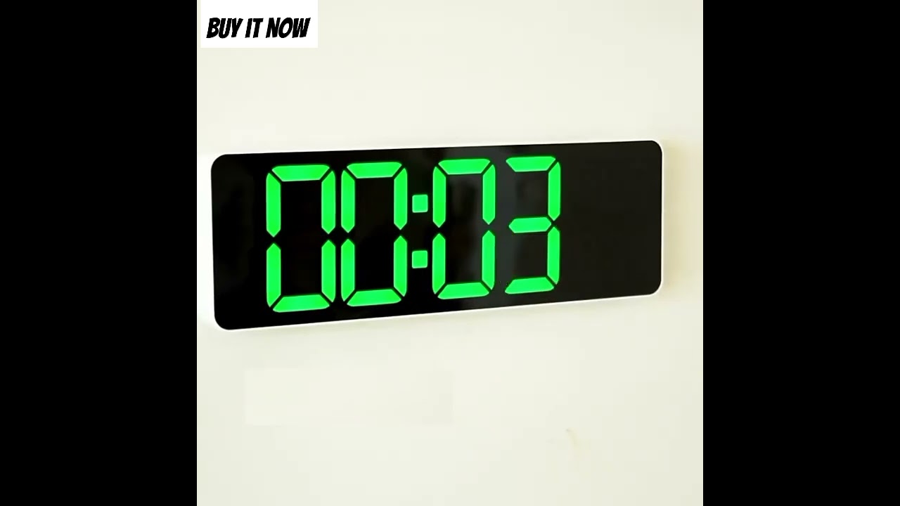 Digital Wall Clock .25