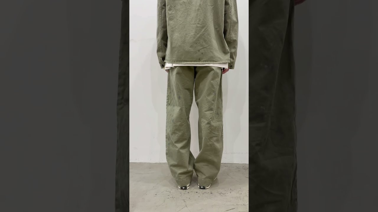 2025.3.14】BOW WOW / USN N-3 TWILL TROUSERS - YouTube