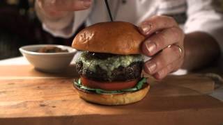 Gorgonzola And Black Truffle Wagyu Burger Wagyu And Wine