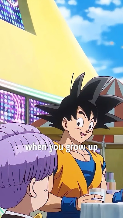 Goku Says Trunks Is Gonna Be Short Like Vegeta🤣