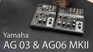 Yamaha AG03 & AG06 MKII im Test - Detailverbesserungen für ein hervorragendes Audiointerface