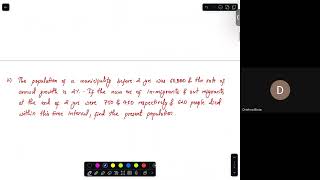 Class 10 C Math | Population Growth and Depreciation | SEE C Math | Important Questions