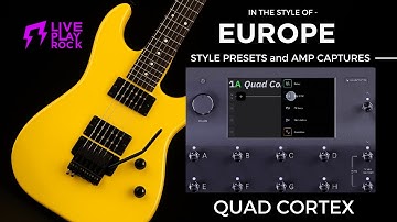 Europe style QUAD CORTEX guitar presets + captures #quadcortex #preset #liveplayrock #europe
