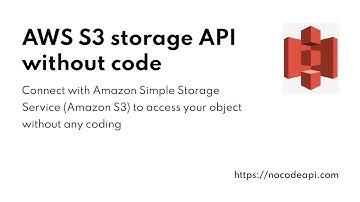 AWS S3 Storage API without code
