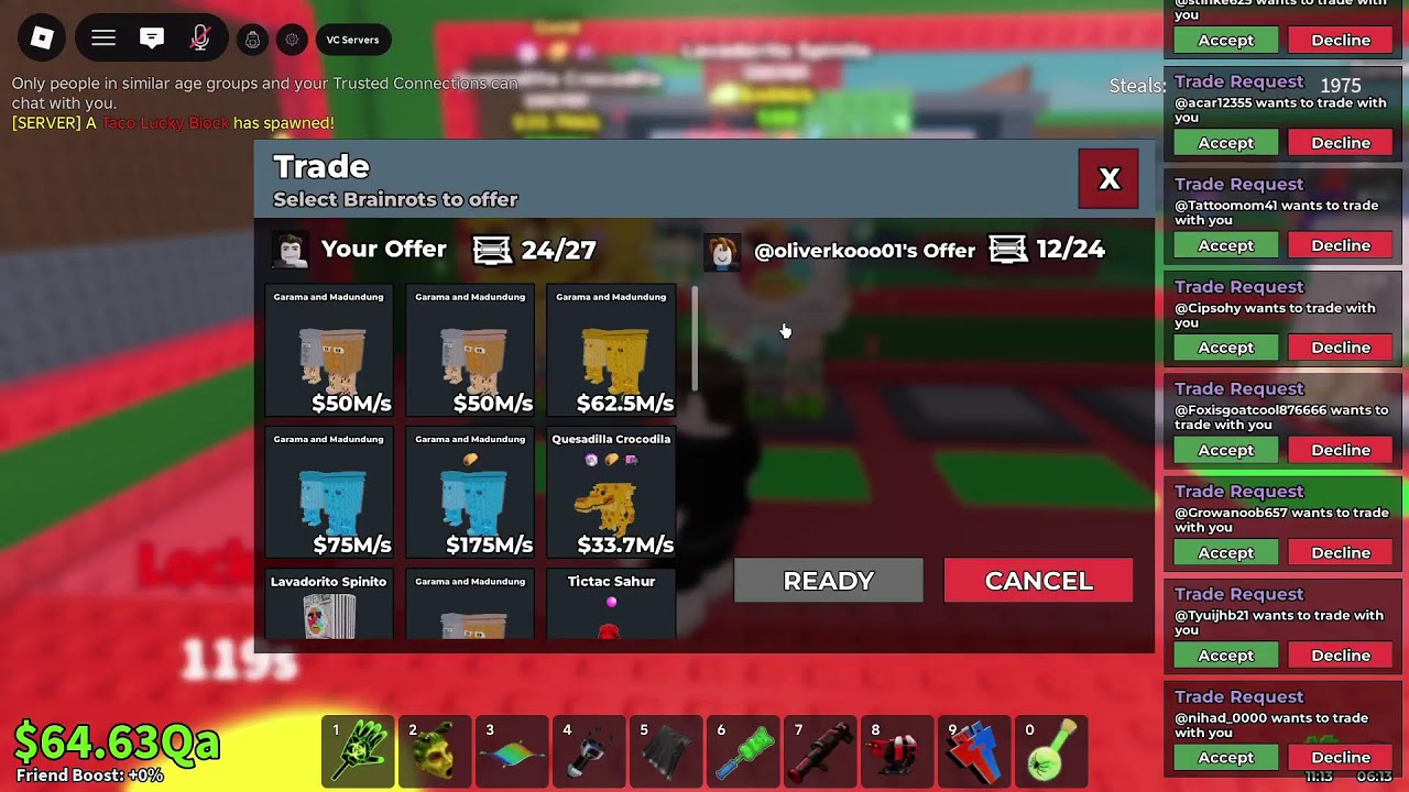 🔴JOIN MY  LIVE TRADING IN SAB AND DUELLING