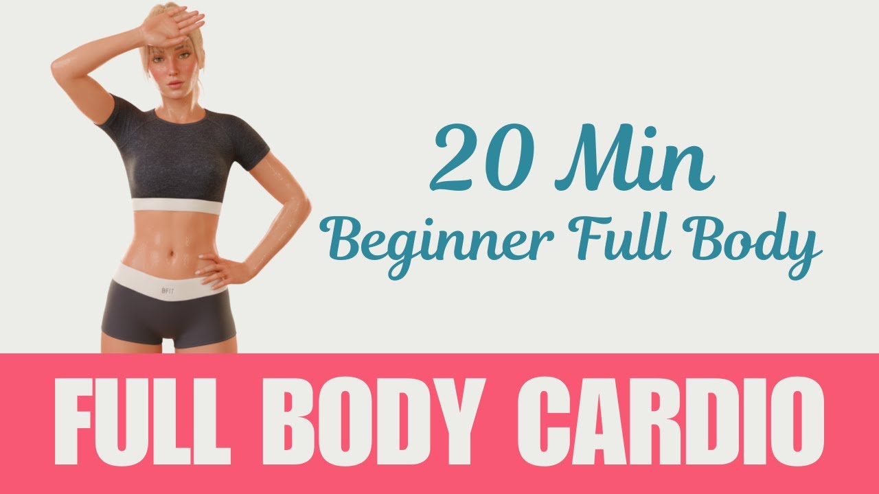 20 MIN Beginner Full Body Workout (No Equipment, Cardio At Home) - YouTube