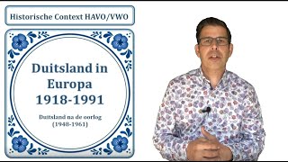 Duitsland na de oorlog (1948-1961) | #Duitsland | Historische Context HAVO/VWO