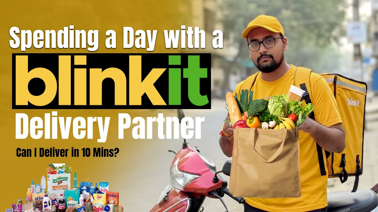 10 MINUTES TO DOOR | TRIED BEING A BLINKIT RIDER FOR 5 HOURS! - YouTube