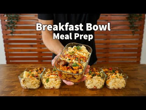 5 Meal Prep Bowls In Less Than 1 Hour  Breakfast Meal Prep Recipe