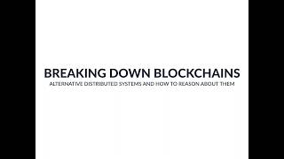 Blockchain: Alternative Distributed Systems Webinar