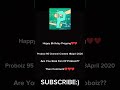 HAPPY BIRTHDAY PROGANG❤️❤️#minecraft #proboiz95 #shorts
