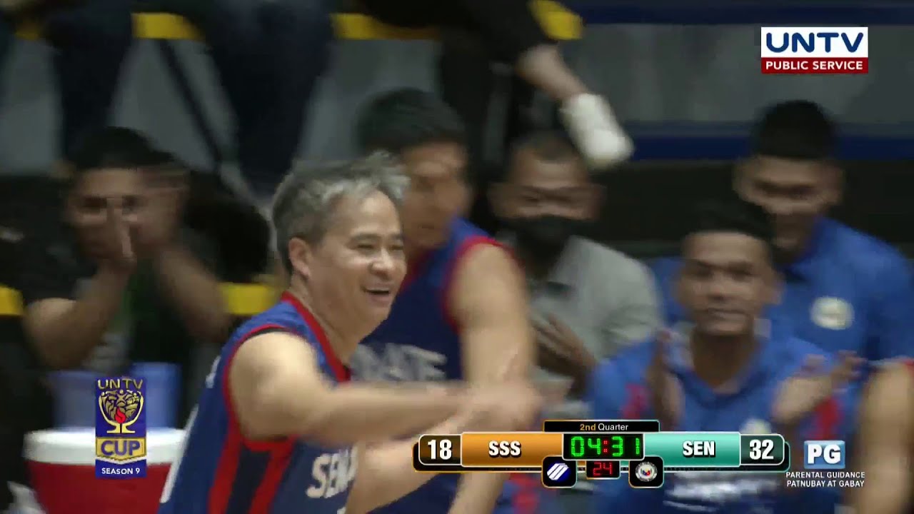 Sen. Villanueva smiles as he delivered his 2nd 3