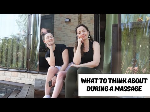 What to think about during a massage