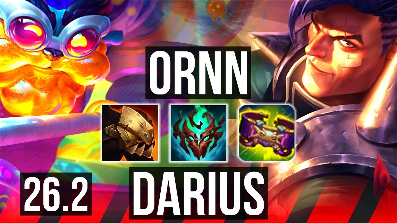 ORNN vs DARIUS (TOP) | NA Grandmaster | 26.2