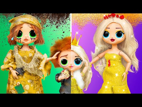Бедная и богатая мамы / 30 идей для кукол ЛОЛ