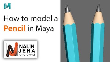 How to model a Pencil in Maya