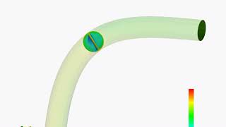 velocity simulation animation using paraview.