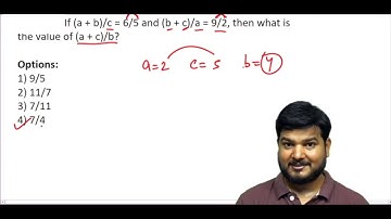 a + b)/c = 6/5 and (b + c)/a = 9/2, then what is the value of (a + c)/b? (#SSCCGL Maths Questions)