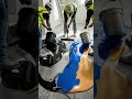 Shocking transformation: An ordinary kitchen floor becomes a work of art #shortsfeed