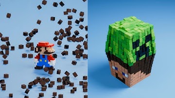 Satisfying 3D Blender Simulations Showcase【60fps】